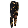 Falling Bitcoin Print Men's Compression Pants