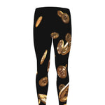 Falling Bitcoin Print Men's leggings