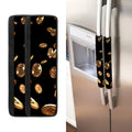Falling Bitcoin Print Refrigerator Handle Covers