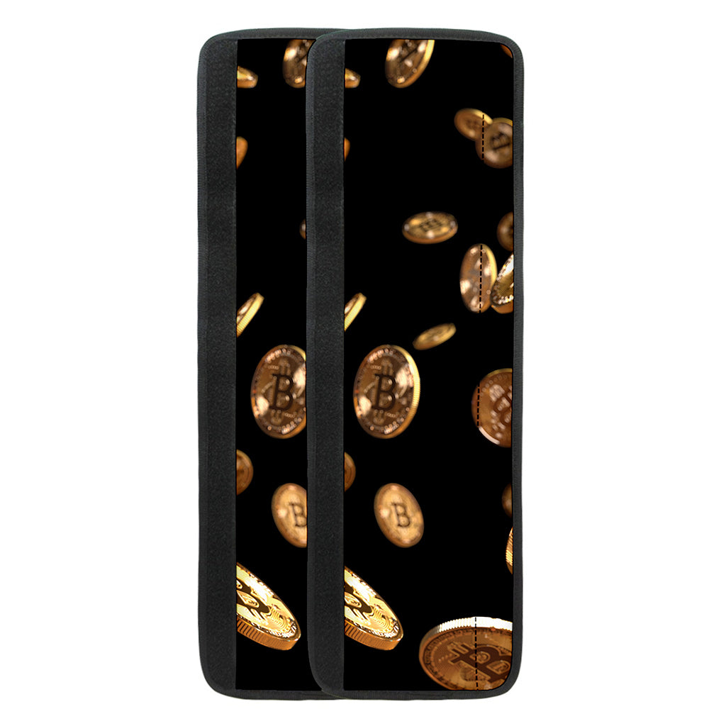 Falling Bitcoin Print Refrigerator Handle Covers