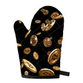 Falling Bitcoin Print Single Oven Mitt