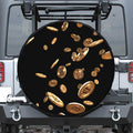 Falling Bitcoin Print Tire Cover