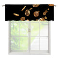 Falling Bitcoin Print Window Valance
