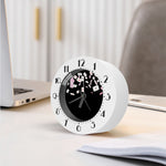 Falling Casino Card Print Alarm Clock