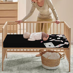 Falling Casino Card Print Baby Crib Sheet