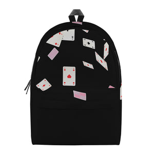 Falling Casino Card Print Backpack