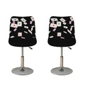 Falling Casino Card Print Bar Stool Covers