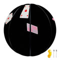 Falling Casino Card Print Basketball