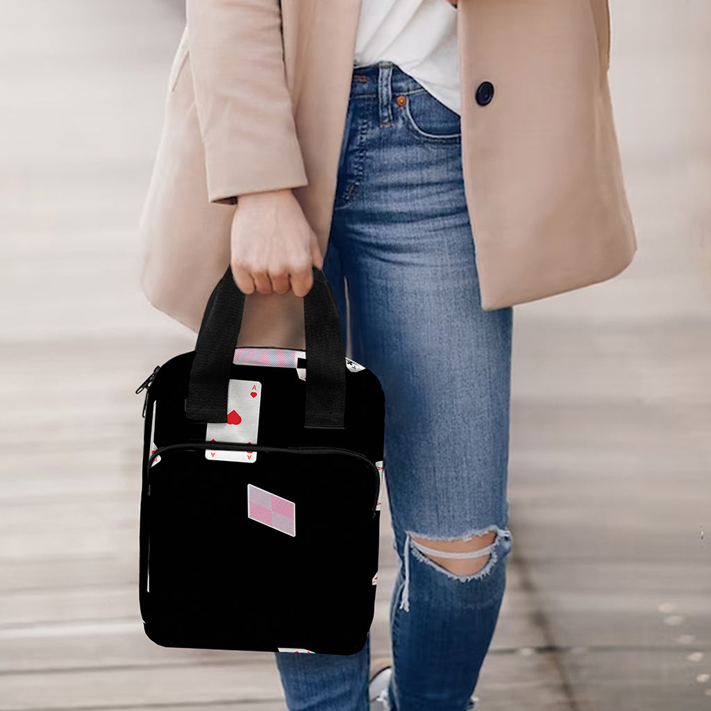 Falling Casino Card Print Bible Tote Bag