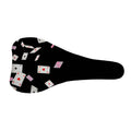 Falling Casino Card Print Bicycle Seat Cover