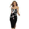 Falling Casino Card Print Cross Back Cami Dress