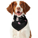 Falling Casino Card Print Dog Bandana