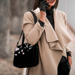 Falling Casino Card Print Double Strap Bible Bag