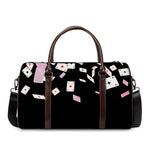 Falling Casino Card Print Duffle Bag