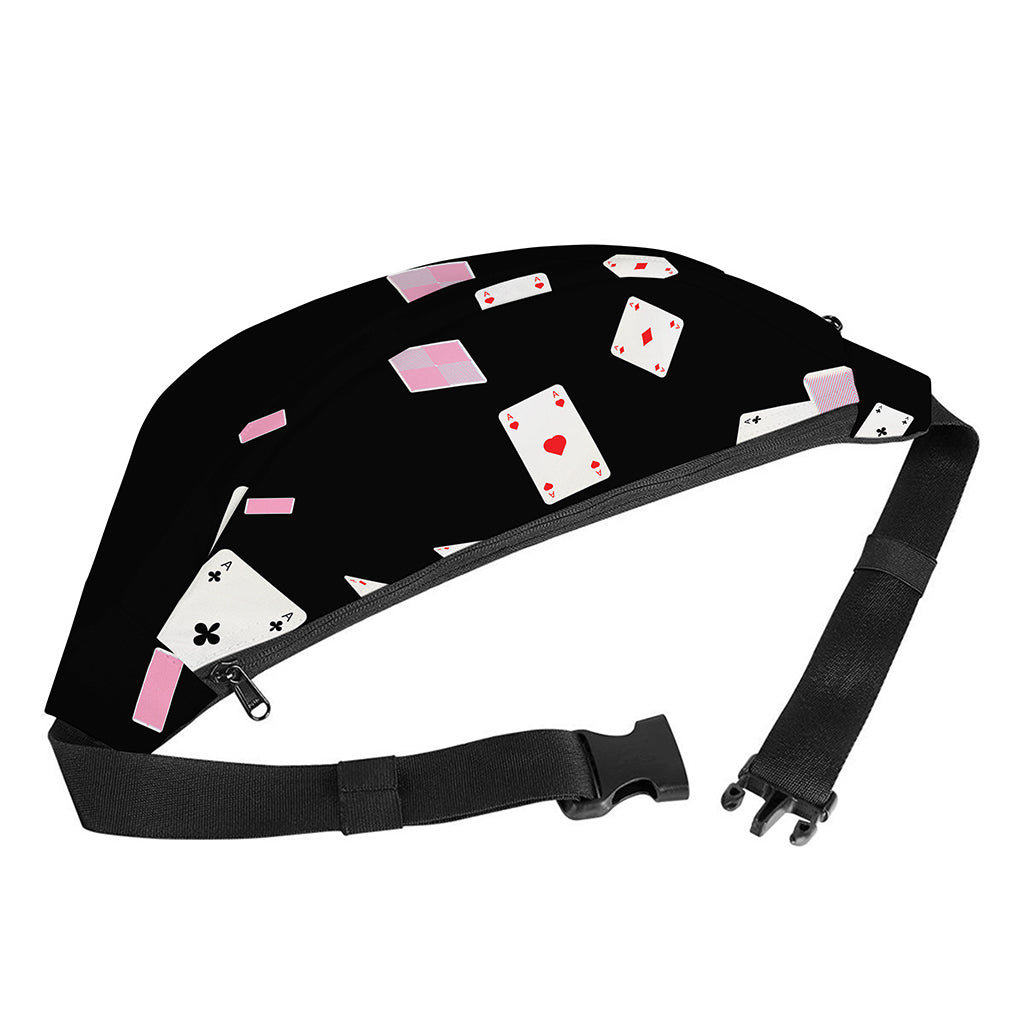 Falling Casino Card Print Fanny Pack
