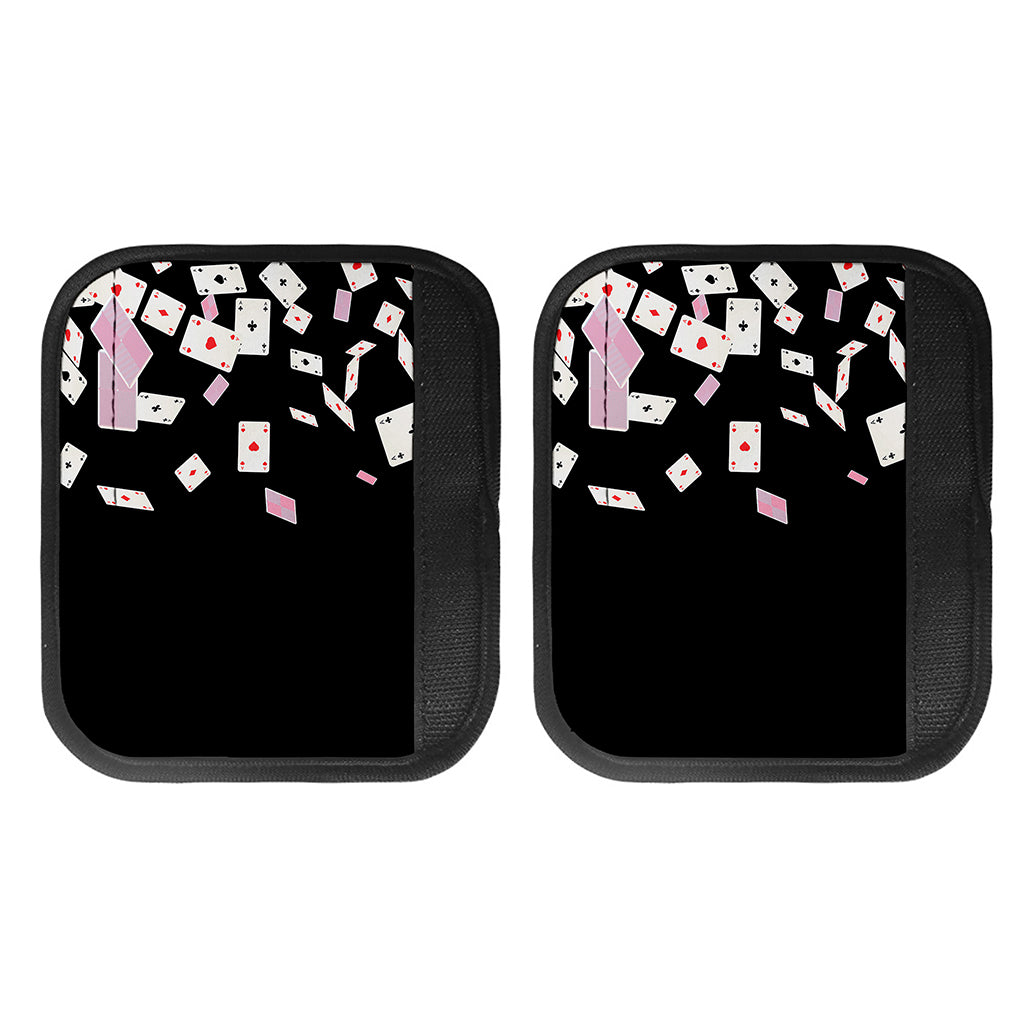 Falling Casino Card Print Handle Covers