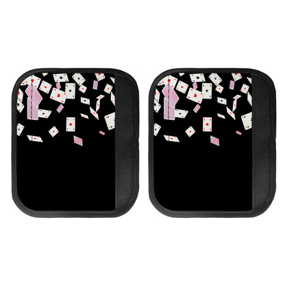 Falling Casino Card Print Handle Covers