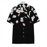 Falling Casino Card Print Hawaiian Shirt