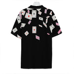 Falling Casino Card Print Hawaiian Shirt