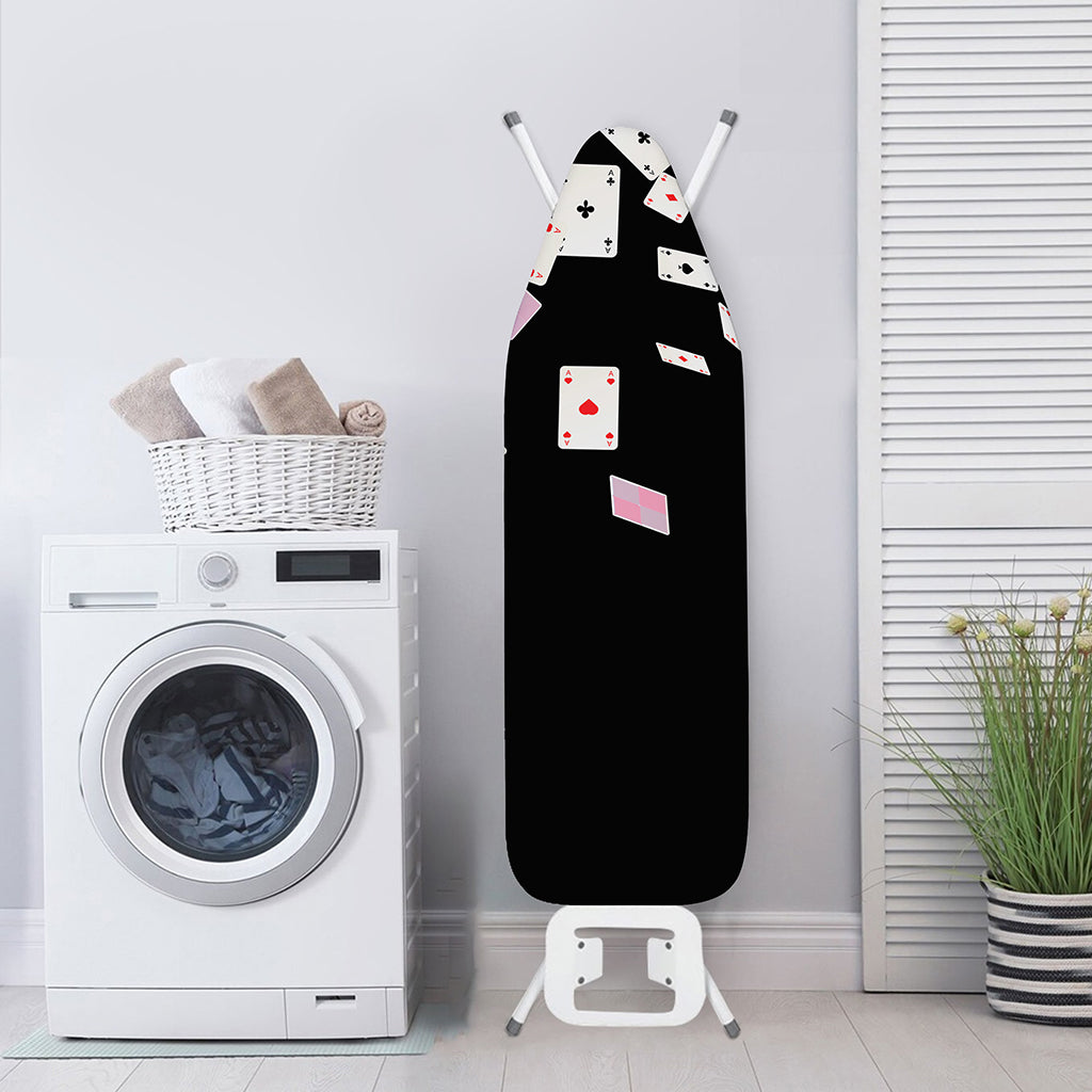 Falling Casino Card Print Ironing Board Cover