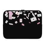 Falling Casino Card Print Laptop Sleeve