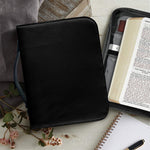 Falling Casino Card Print Leather Bible Cover