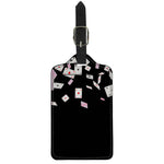 Falling Casino Card Print Luggage Tag