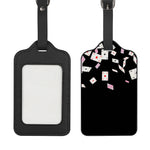 Falling Casino Card Print Luggage Tag
