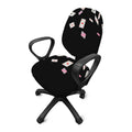 Falling Casino Card Print Office Chair Cover
