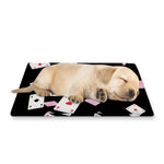 Falling Casino Card Print Pet Cooling Mat Cover