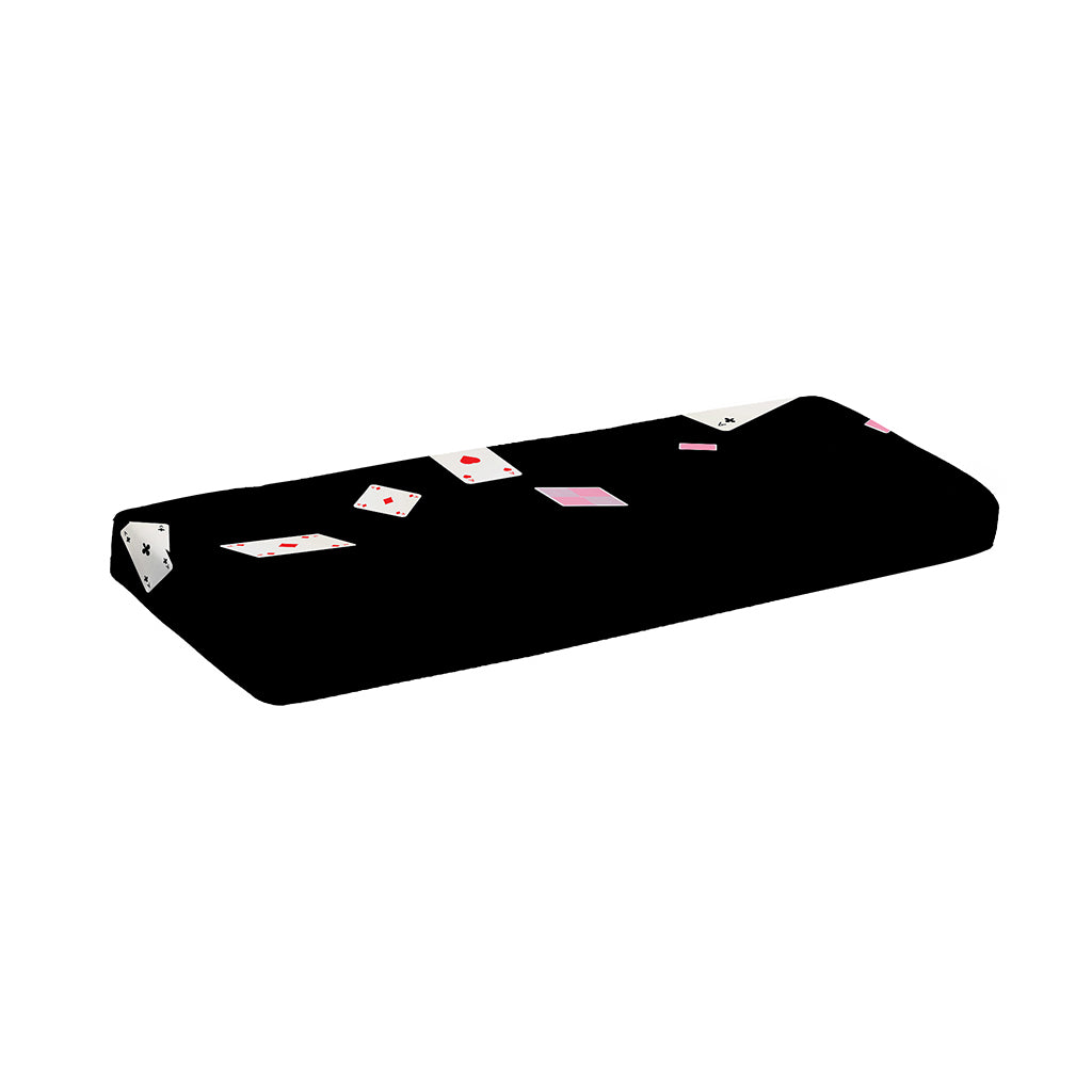 Falling Casino Card Print Piano Keyboard Cover