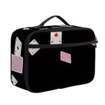 Falling Casino Card Print Portable Lunch Bag