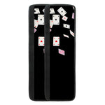 Falling Casino Card Print Refrigerator Handle Covers