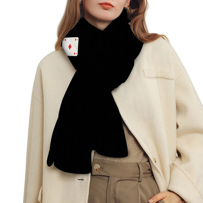 Falling Casino Card Print Scarf