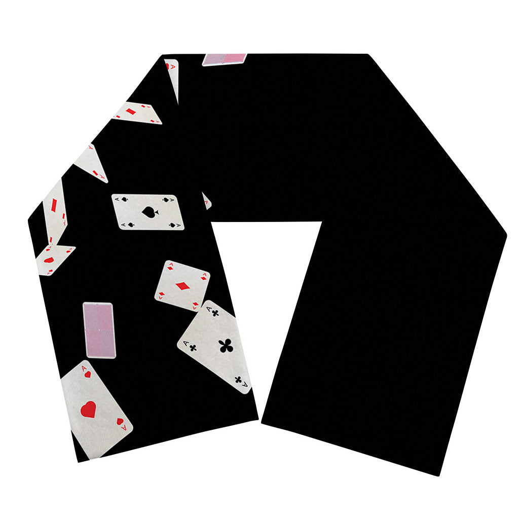 Falling Casino Card Print Scarf