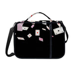 Falling Casino Card Print Shoulder Strap Bible Bag