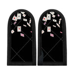 Falling Casino Card Print Skillet Handle Cover