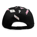 Falling Casino Card Print Snapback Cap