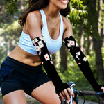 Falling Casino Card Print Sun Protection Arm Sleeves