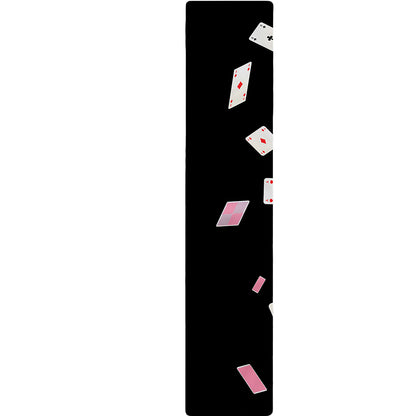 Falling Casino Card Print Table Runner