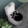 Falling Casino Card Print Toilet Lid Cover