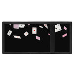 Falling Casino Card Print Trifold Wallet