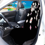 Falling Casino Card Print Waterproof Car Seat Cover