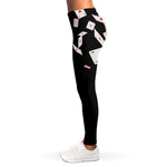 Falling Casino Card Print Women's Leggings