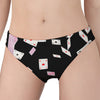 Falling Casino Card Print Women's Panties