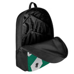 Falling Poker Cards Print 17 Inch Backpack