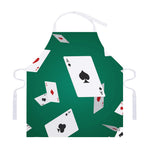 Falling Poker Cards Print Adjustable Apron