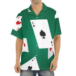Falling Poker Cards Print Aloha Shirt