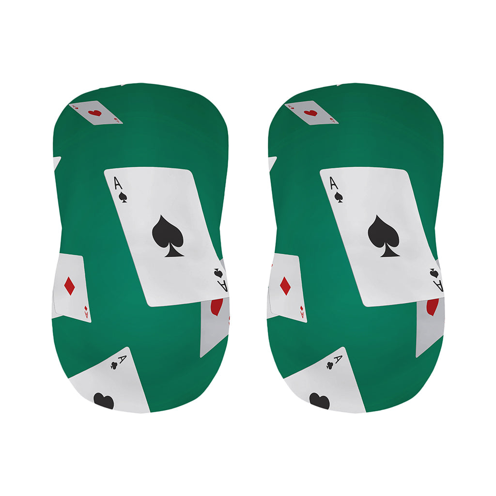 Falling Poker Cards Print Bar Stool Covers