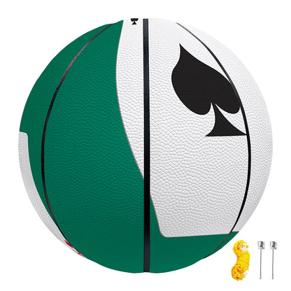Falling Poker Cards Print Basketball